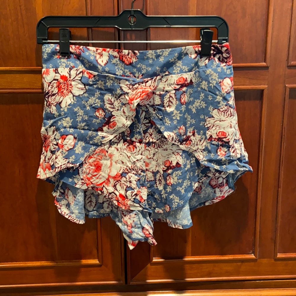 Free People Floral Skort/Shorts